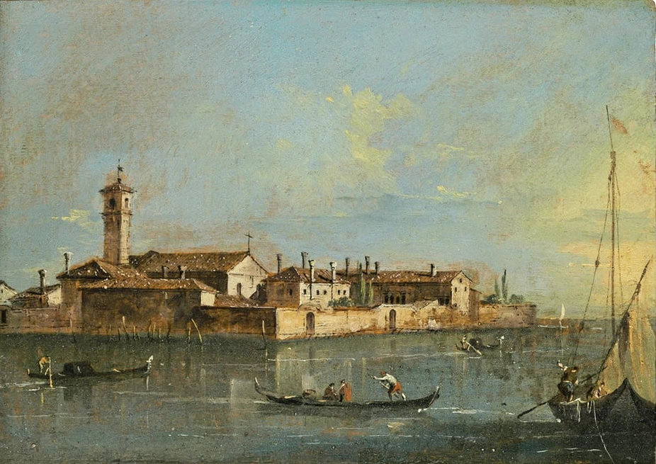 L'isola del Lazzaretto Vecchio a Venezia